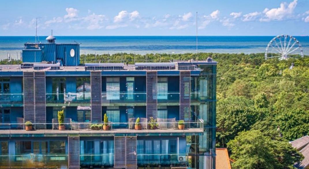 Palanga Sea View Apartment Bagian luar foto