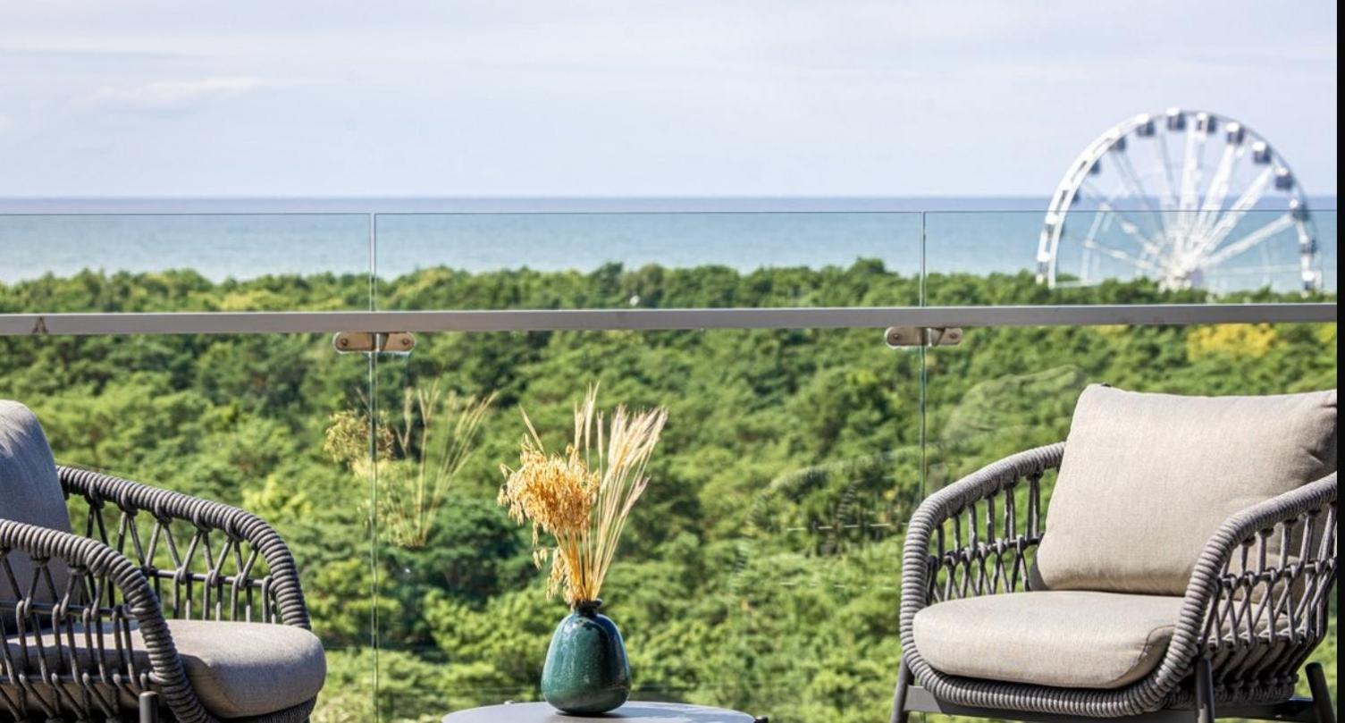 Palanga Sea View Apartment Bagian luar foto